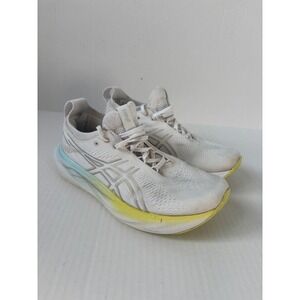 Asics Gel-Nimbus 25 Running Shoes Cushioned Athletic‎ Sneakers White women's 9.5